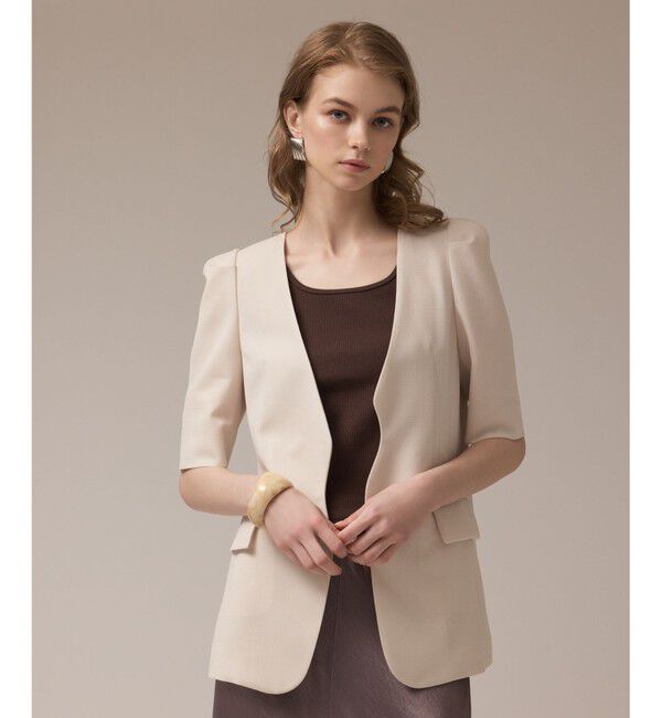 Diagram「パフスリーブジャケット」|ノーカラージャケット|