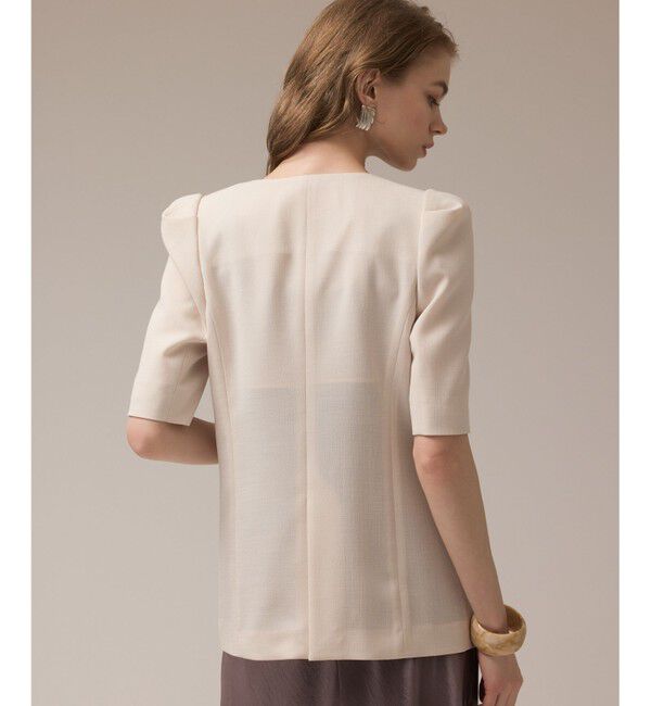 Diagram「パフスリーブジャケット」|ノーカラージャケット|