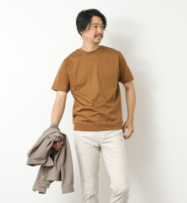NOLLEY'S goodman「《ビジカジ対応》シルケットスムースドレスTシャツ 25SS」|Tシャツ・カットソー|