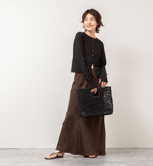 NOLLEY'S「《アンサンブル対応》シアーワッフル2WAYカーディガン」|カーディガン|