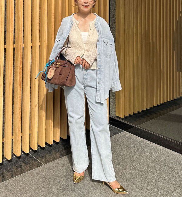 Rie Miller「【RM denim】硫化染コーデュロイシャツジャケット」|シャツ・ブラウス|