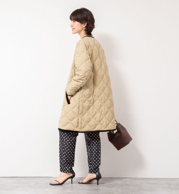 NOLLEY'S「【TAION&times;LIMONTA】別注ベロアパイピングロングダウン」|ダウン|