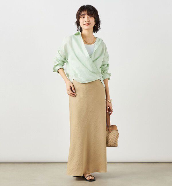 NOLLEY'S「MY STANDARD マルチWAYリネンショートシャツ」|シャツ・ブラウス|