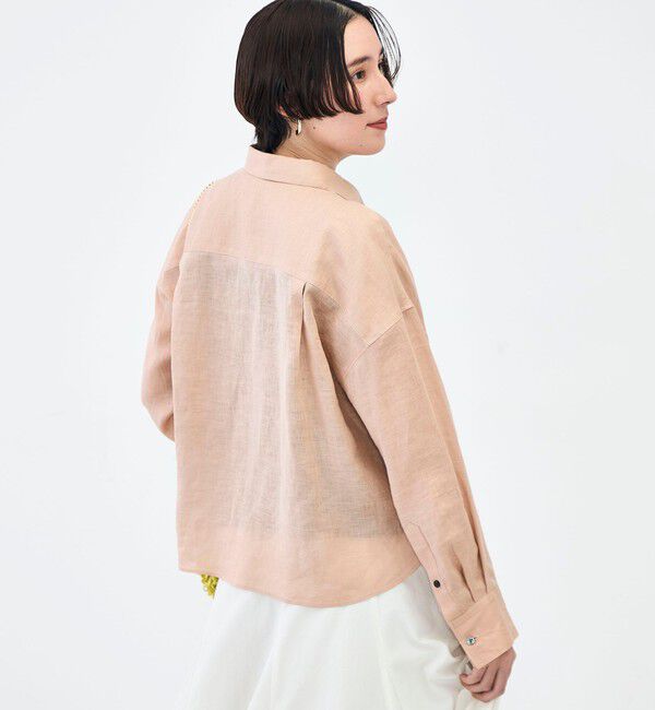 NOLLEY'S「MY STANDARD マルチWAYリネンショートシャツ」|シャツ・ブラウス|