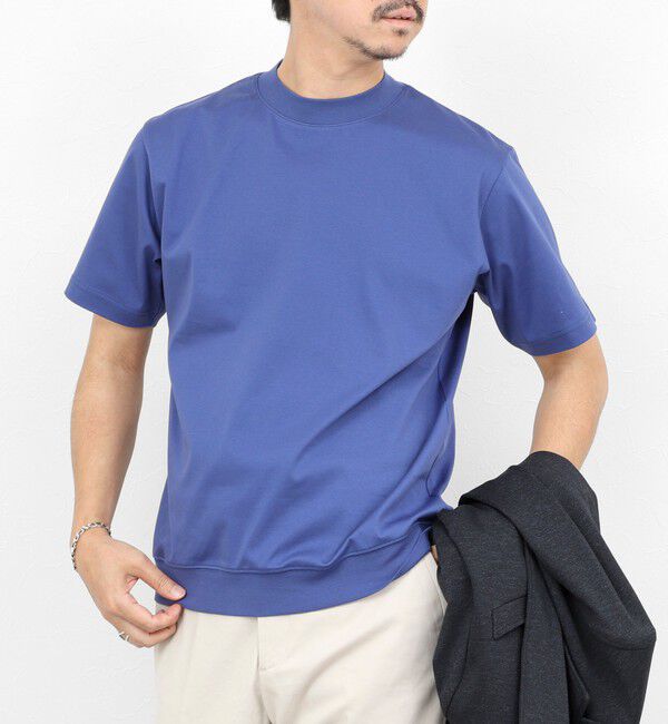 NOLLEY'S goodman「《ビジカジ対応》シルケットスムース クルーネックドレスTシャツ 26SS」|Tシャツ・カットソー|