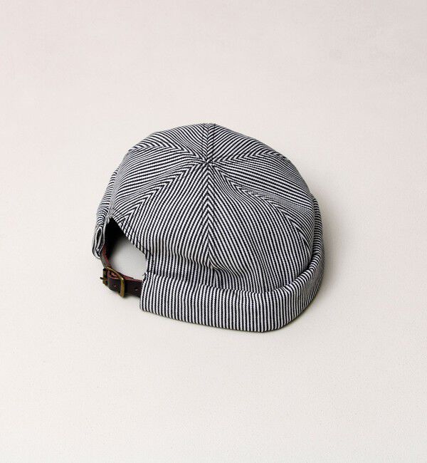 GLOSTER「DENIM /HICKORY ROLL CAP フィッシャーマンキャップ」|キャップ・キャスケット|ホワイト系その他