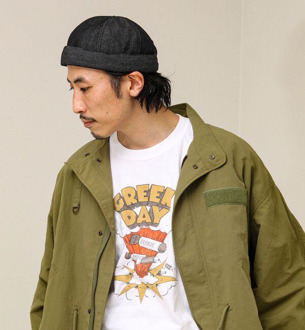 GLOSTER「DENIM /HICKORY ROLL CAP フィッシャーマンキャップ」|キャップ・キャスケット|