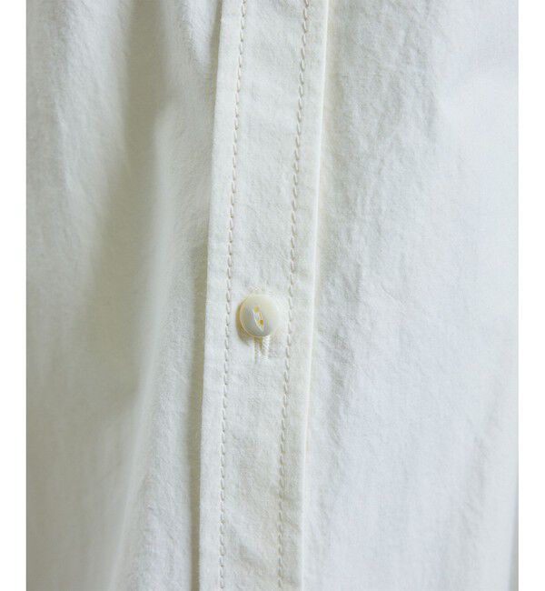 SALON adam et rope'「近江晒タイプライターノースリーブシャツ」|シャツ・ブラウス|