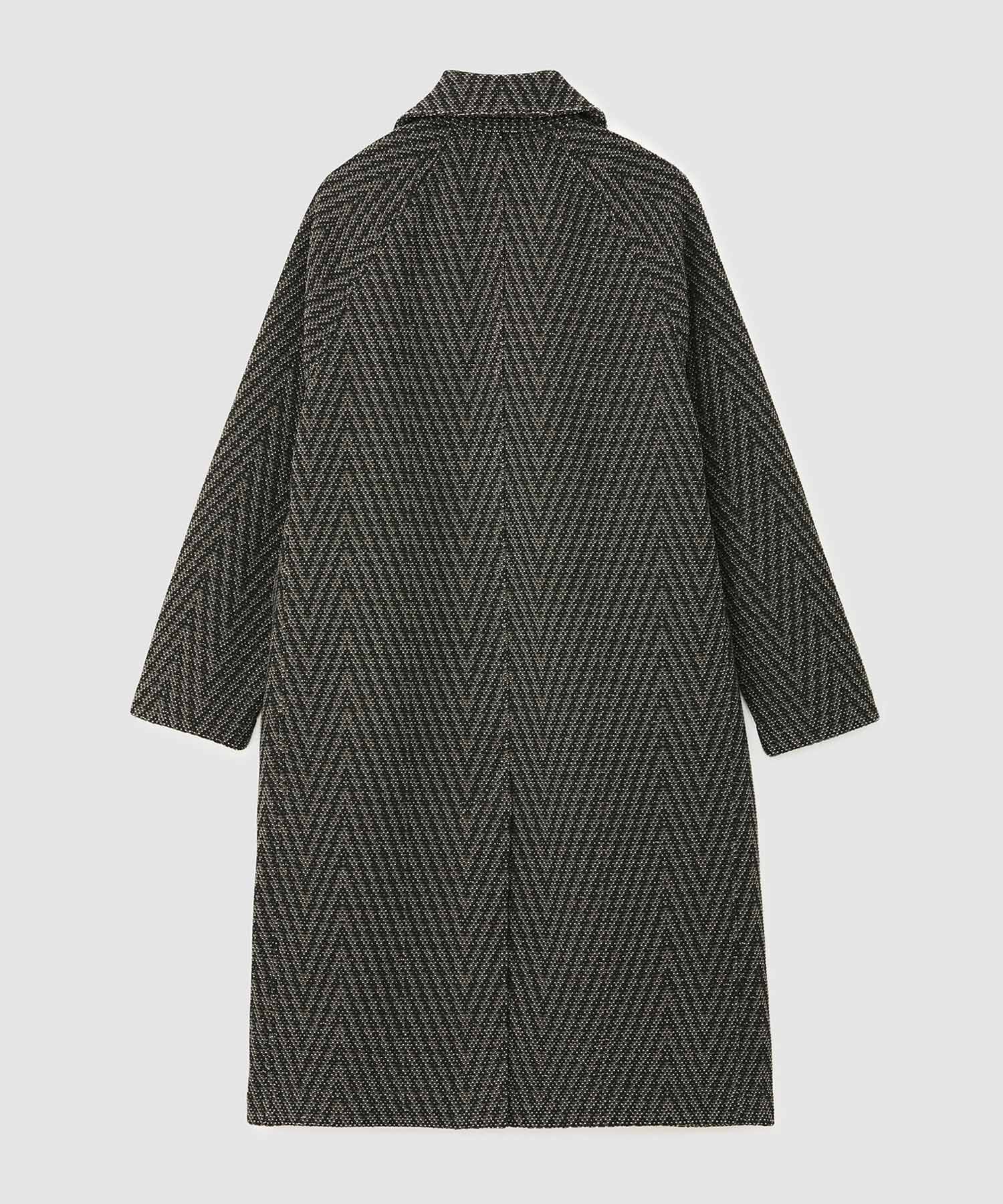 ROPE「【COOHEM】HERRINGBONE TWEED COAT(コーヘン/ヘリンボーンツイードコート)」|ノーカラージャケット|