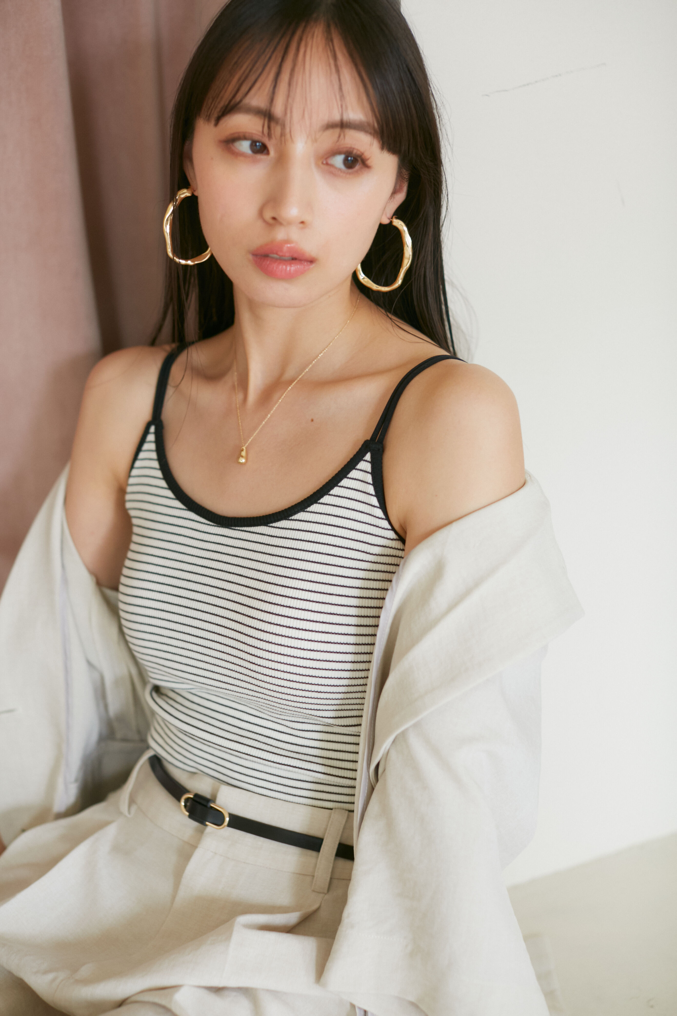 VIS「オーバルメタルフープピアス」|ピアス|