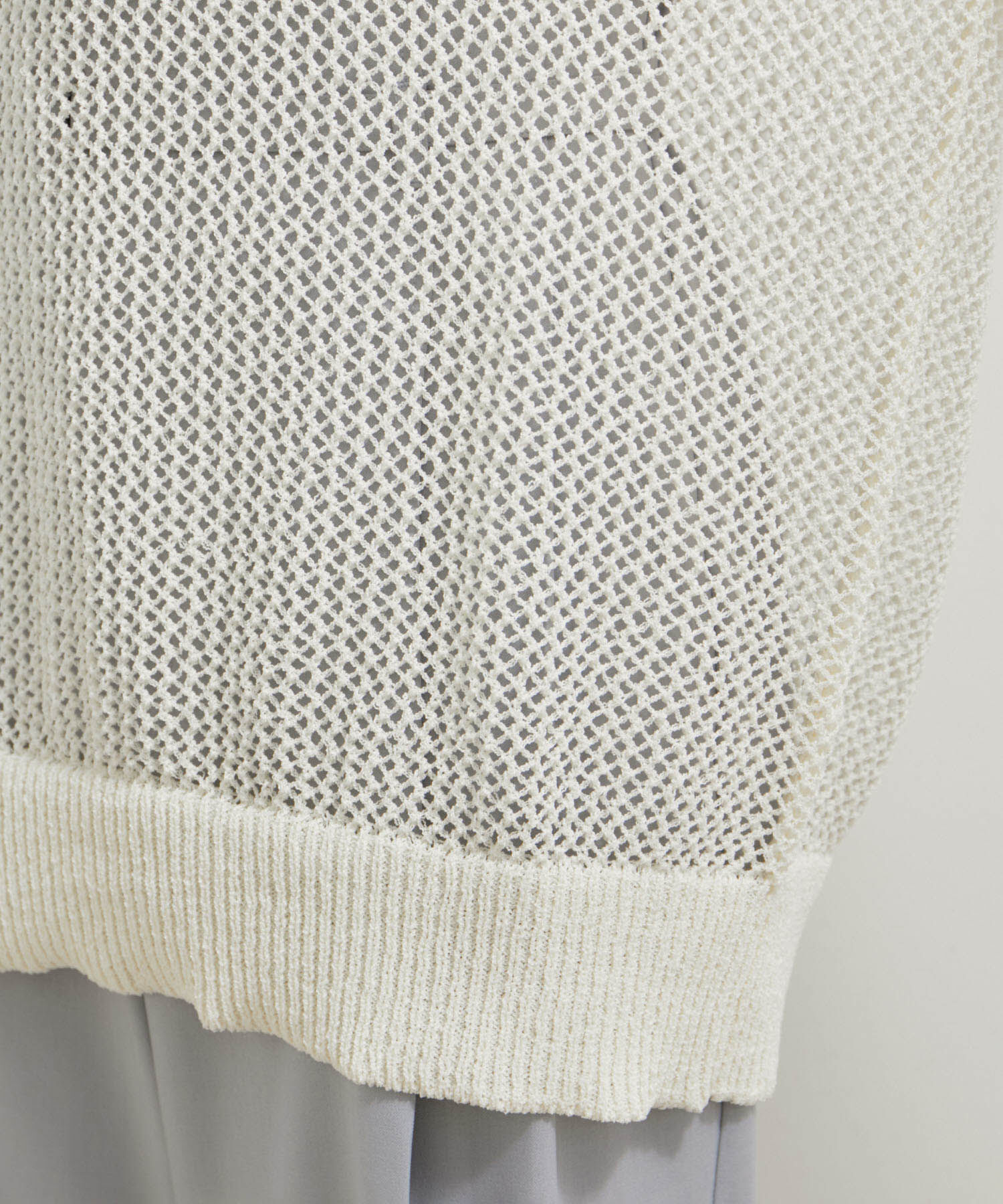 VIS「【洗える】メッシュサマーニット」|ニット・セーター|