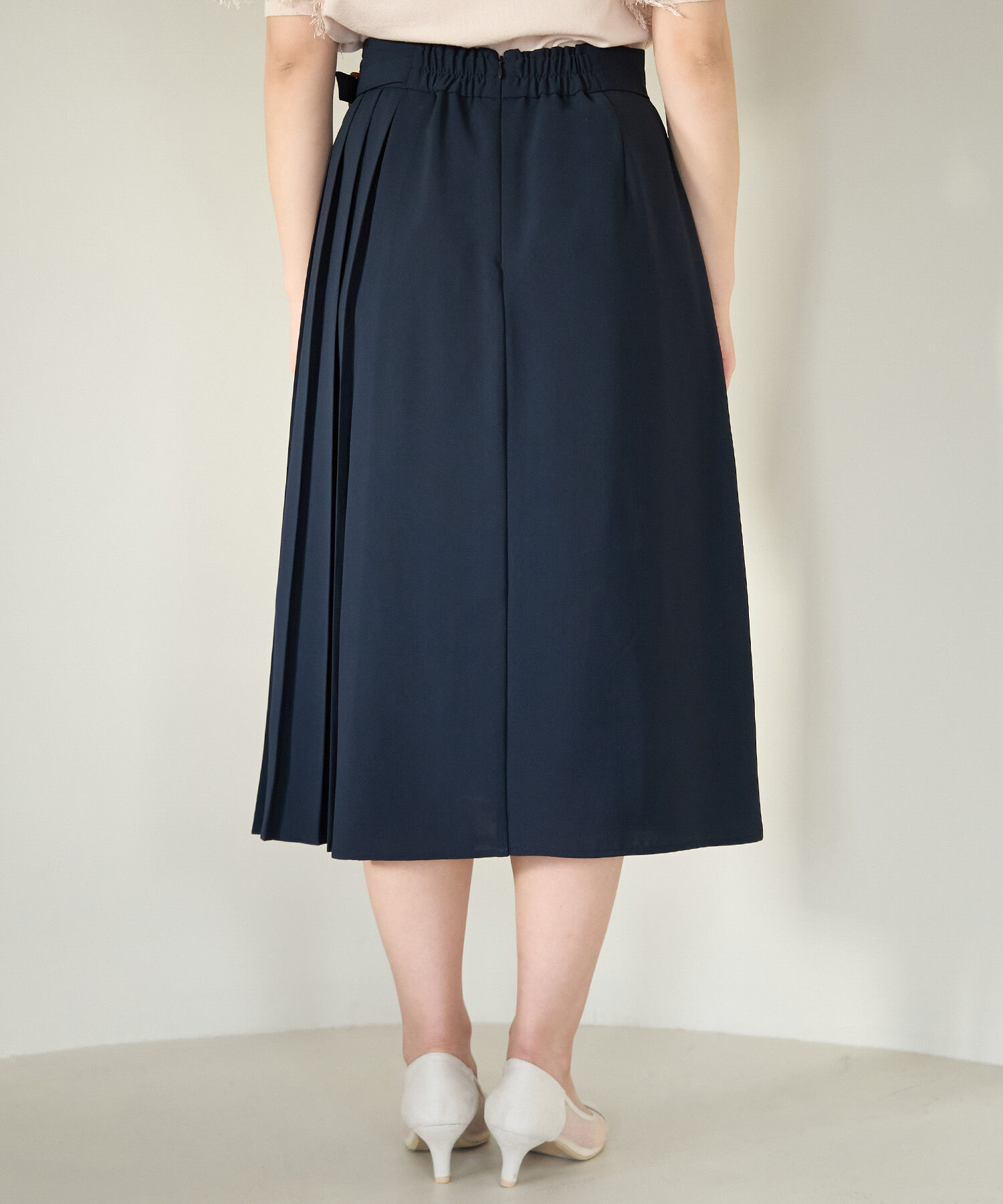 Rope&rsquo;Picnic「小柄さん向け/プリーツ切り替えスカート」|スカート|