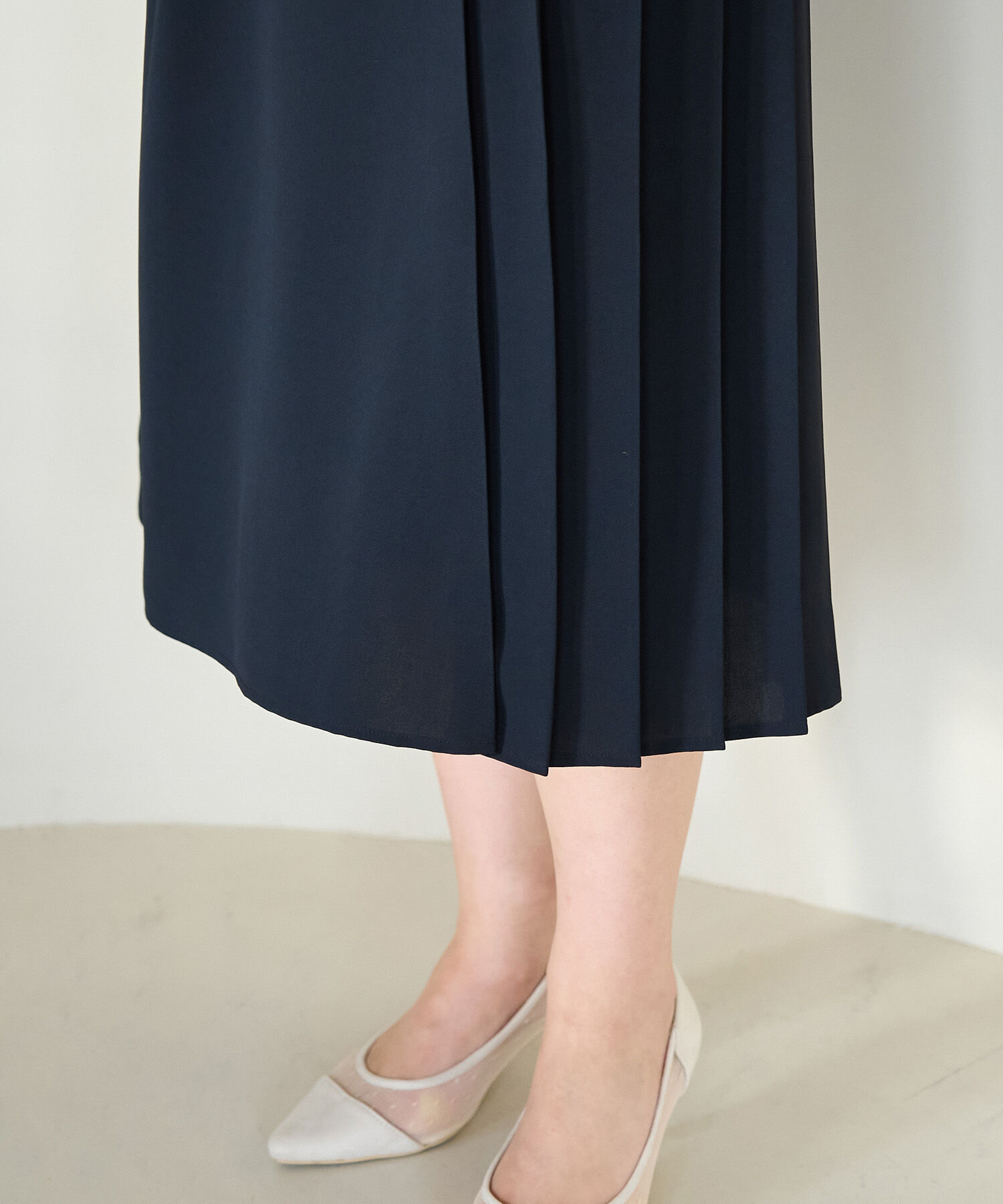 Rope&rsquo;Picnic「小柄さん向け/プリーツ切り替えスカート」|スカート|