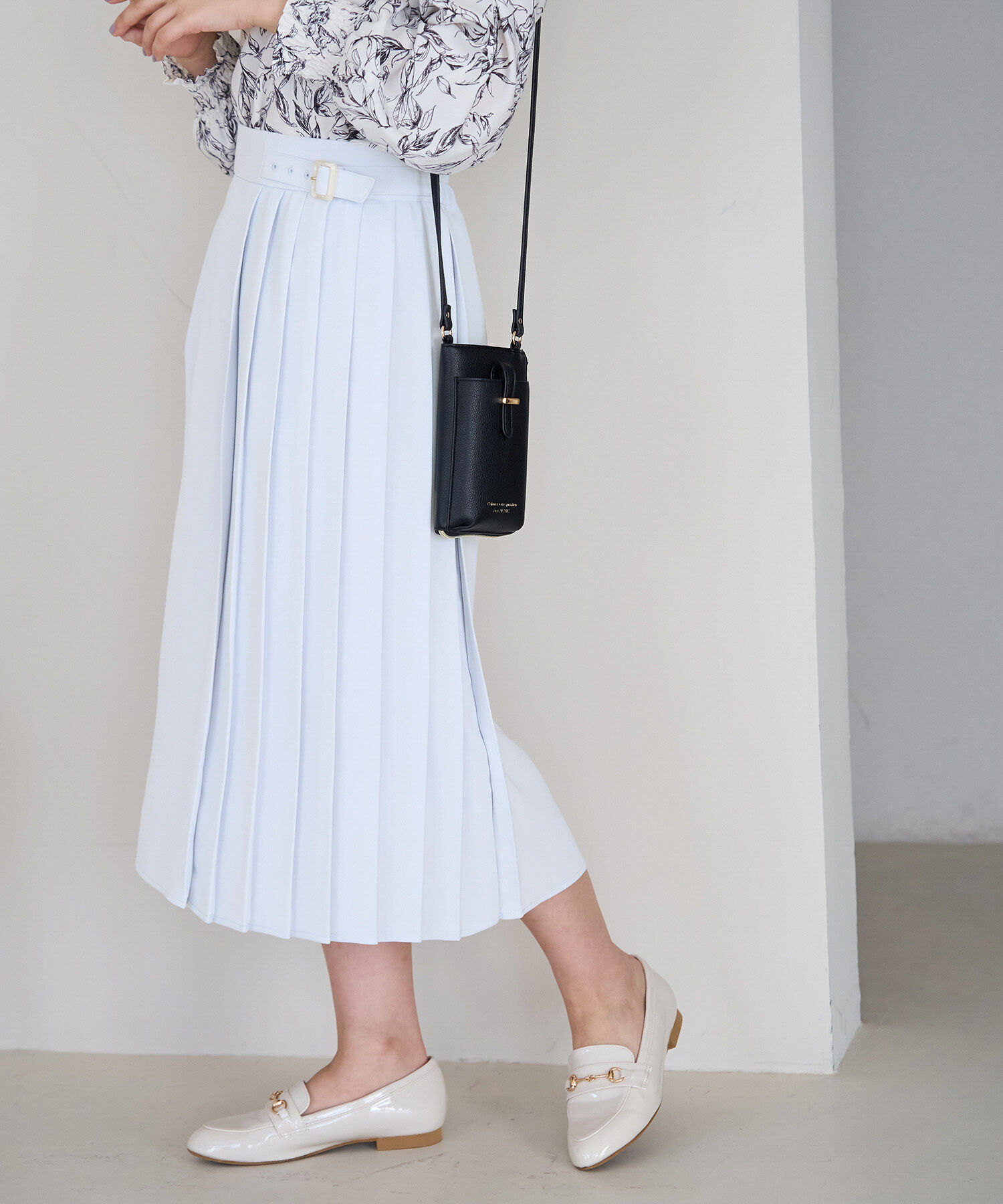 Rope&rsquo;Picnic「小柄さん向け/プリーツ切り替えスカート」|スカート|