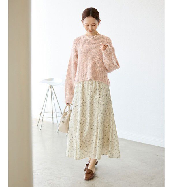 Rope&rsquo;Picnic「ラメリリーショートニットプルオーバー」|ニット・セーター|