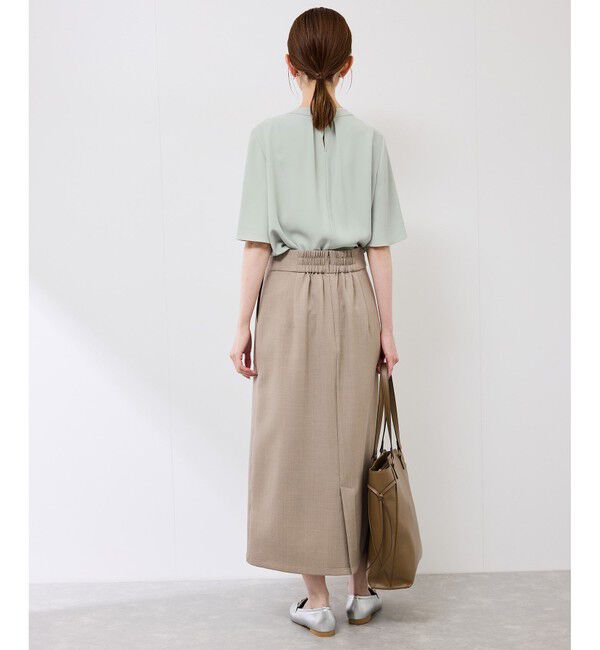 Rope&rsquo;Picnic「メタルパーツフロントフリルタイブラウス/通勤対応」|シャツ・ブラウス|