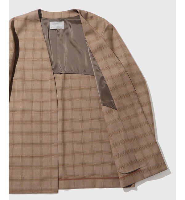 ADAM ET ROPE'「【DELEGANT】 ルームジャケット / セットアップ対応」|ノーカラージャケット|