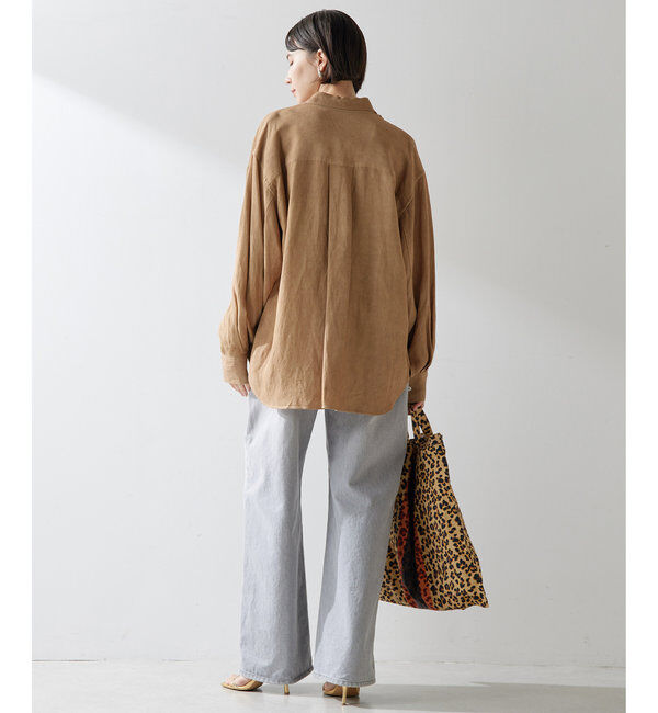  「ツイル顔料染めオーバーシャツ」|シャツ・ブラウス|
