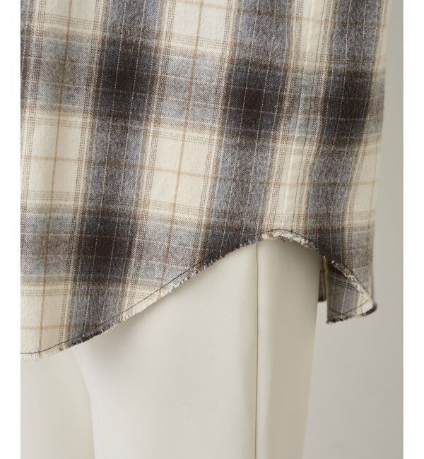  「シャギーチェックシャツ」|シャツ・ブラウス|