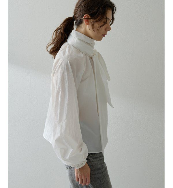  「ギャザーボウタイブラウス」|シャツ・ブラウス|