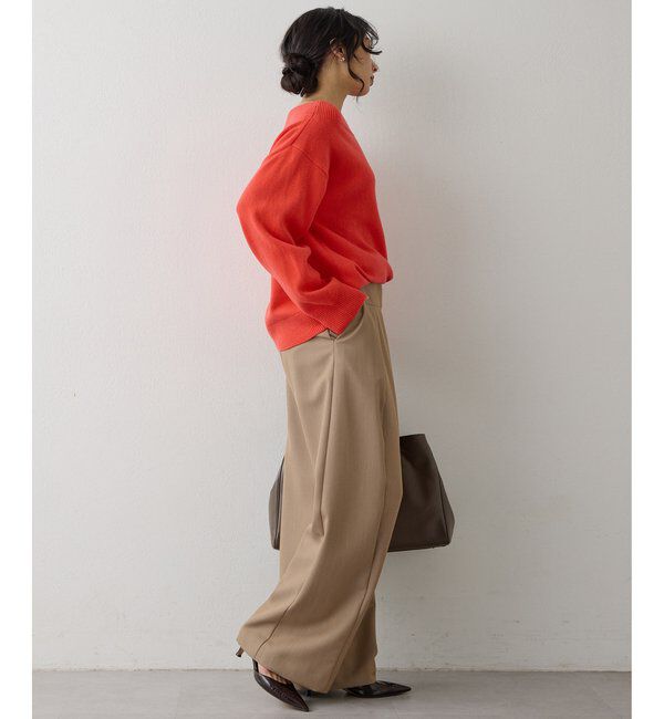  「ウールカシミヤオフショルプルオーバー」|ニット・セーター|