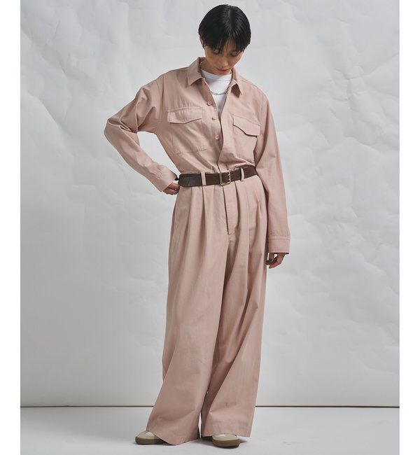 GEMINI「【GEMINI】製品染めオールインワン」|ワンピース|ピンク