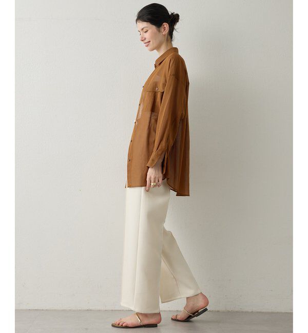  「【Drawing Numbers】トリプルクロスドロストワイドパンツ」|チノ|