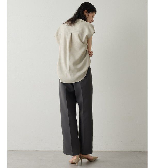  「【Drawing Numbers】トリプルクロスドロストワイドパンツ」|チノ|