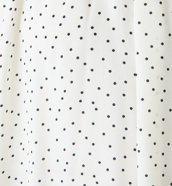  「ハイネックシャーリングドットブラウス」|シャツ・ブラウス|