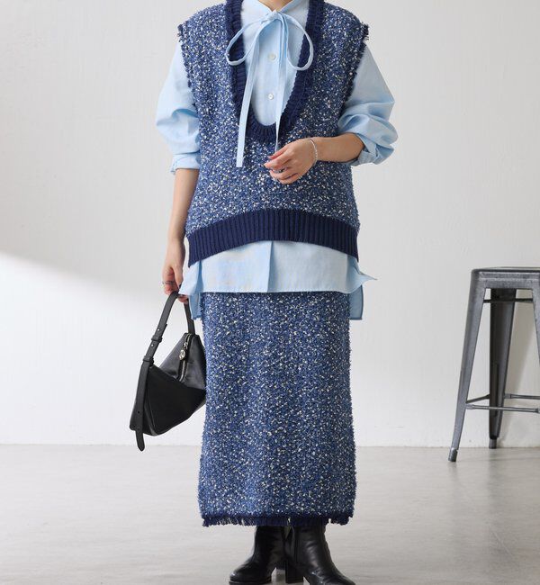  「ナローボウタイオーバーシャツ」|シャツ・ブラウス|