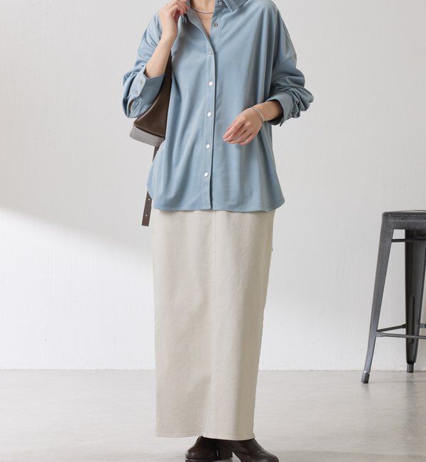  「メタルボタンコーデュロイシャツ」|シャツ・ブラウス|