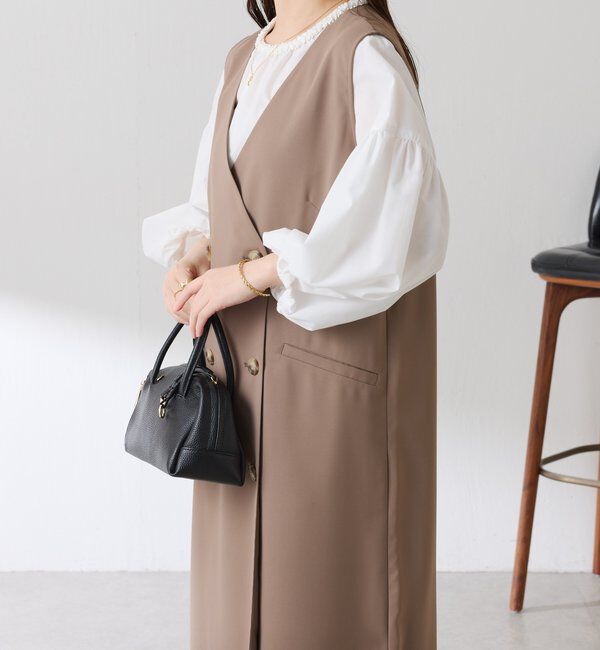  「フロントボタンジャンパースカート」|ワンピース|