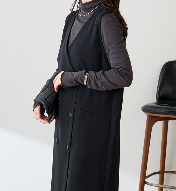  「フロントボタンジャンパースカート」|ワンピース|