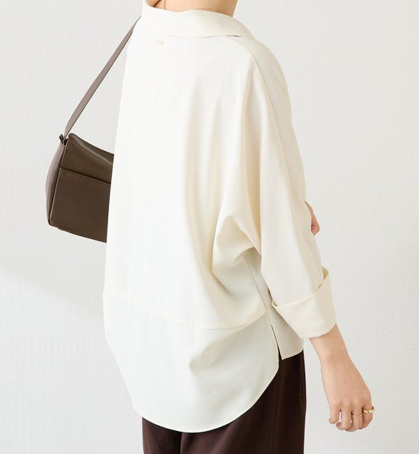  「ジャージスキッパードルマンブラウス」|シャツ・ブラウス|