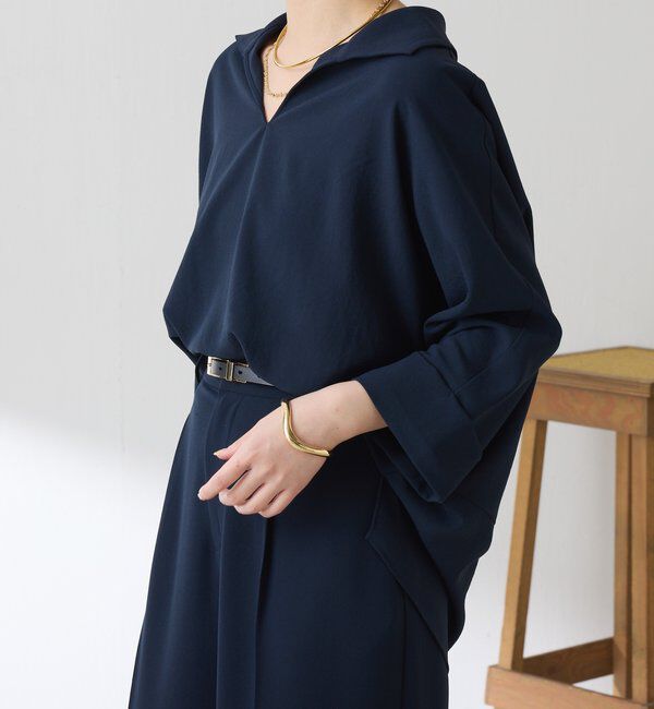  「ジャージスキッパードルマンブラウス」|シャツ・ブラウス|