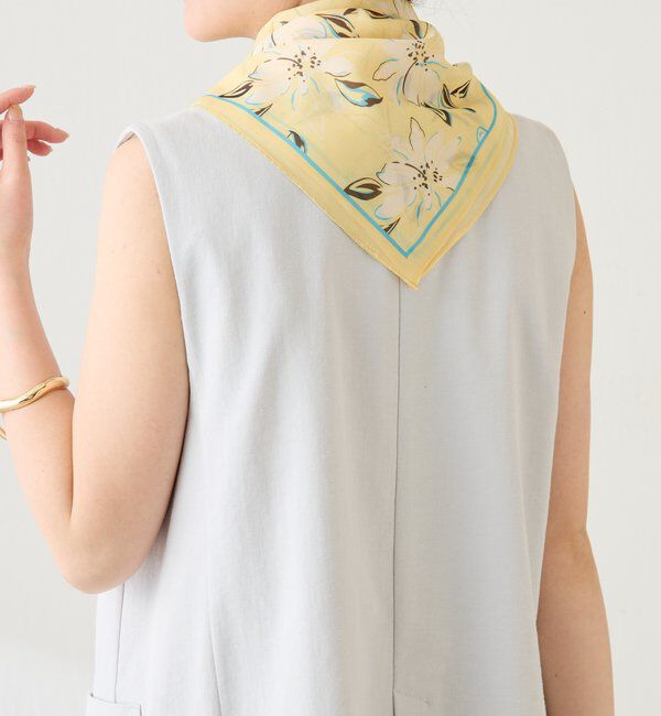  「【PAPILLONNER/パピヨネ】フラワープリントスカーフ」|その他|