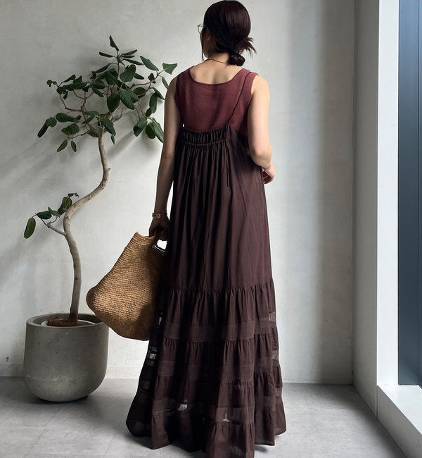  「スクエアニットタンク」|ニット・セーター|