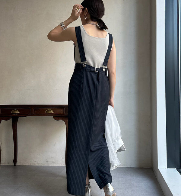  「スクエアニットタンク」|ニット・セーター|