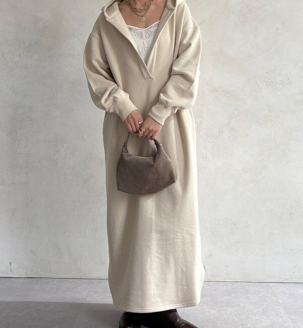  「【WEB限定】フーディーワンピース」|ワンピース|