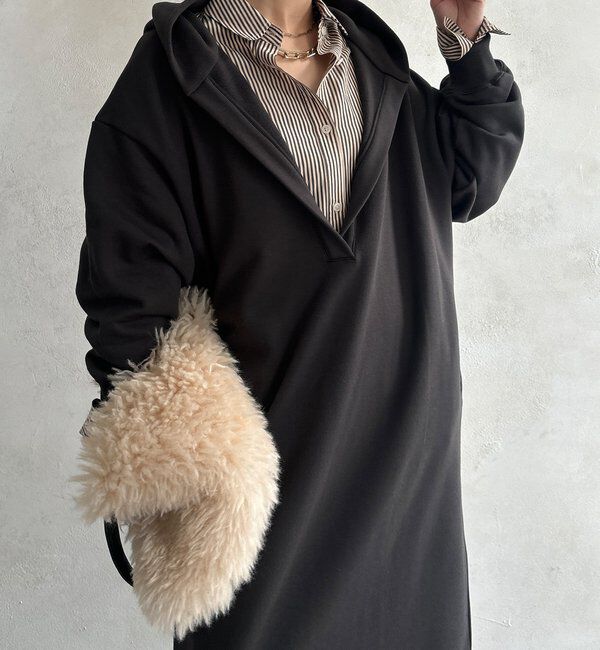  「【WEB限定】フーディーワンピース」|ワンピース|