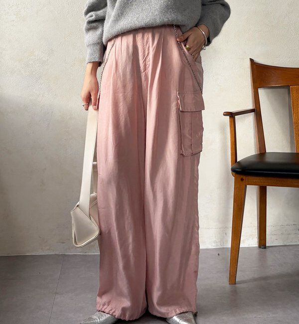  「キュプラカーゴパンツ」|チノ|