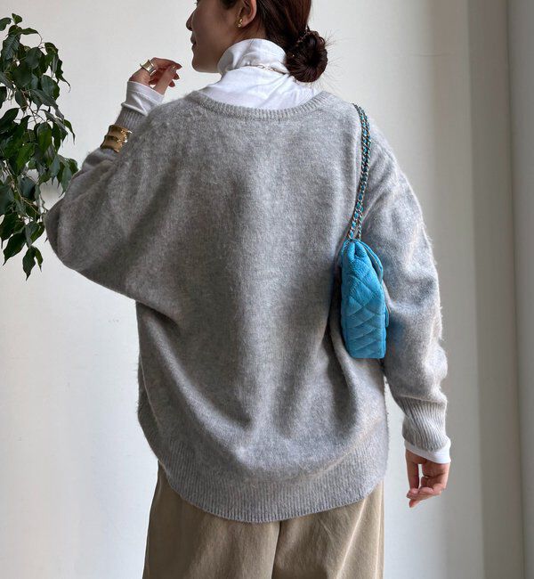  「深Vスリットニット」|ニット・セーター|