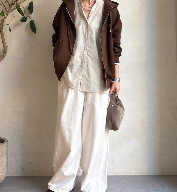  「ボンディングジップフーディー」|Tシャツ・カットソー|