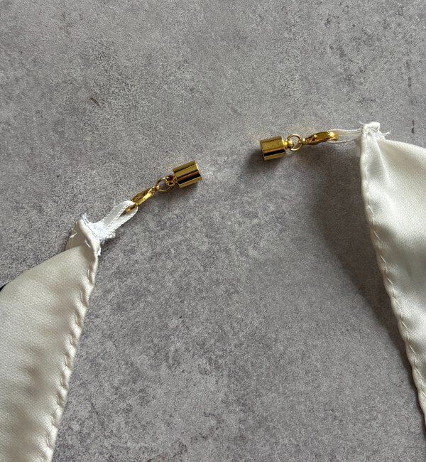  「マグネット付ペイズリー柄スカーフ」|マフラー|