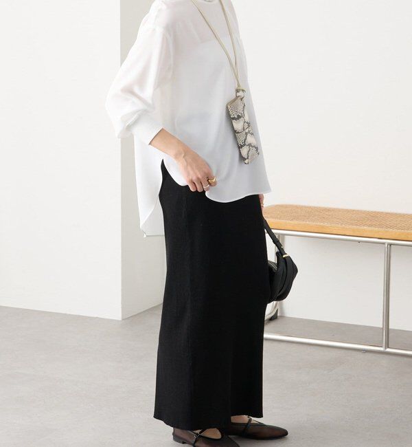  「【さらっと着やすい！/冷房・日焼け対策◎】ジョーゼットポケットブラウス」|シャツ・ブラウス|