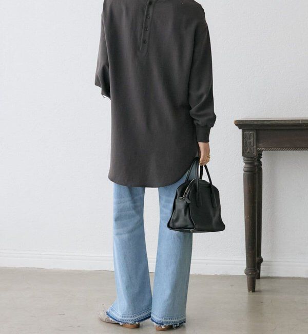  「【さらっと着やすい！/冷房・日焼け対策◎】ジョーゼットポケットブラウス」|シャツ・ブラウス|