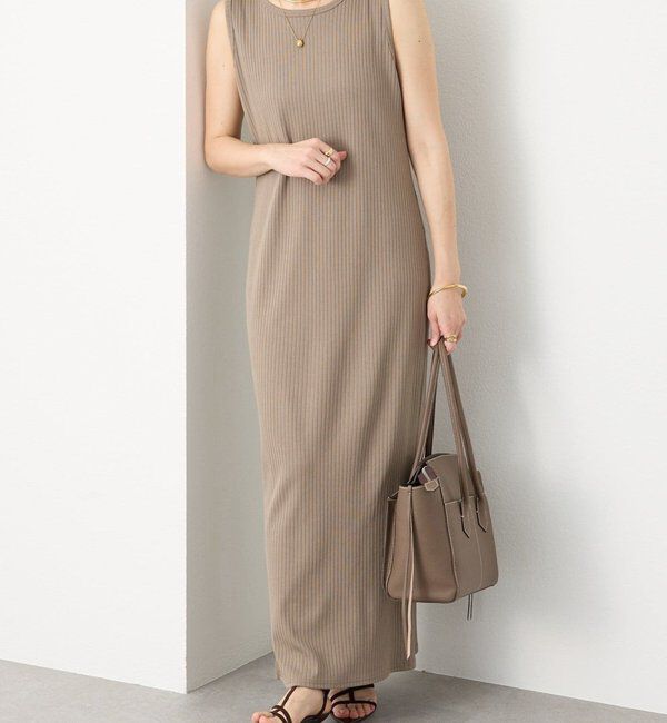  「【シリーズ累計販売数一万枚突破！】2WAYリブタンクワンピース」|ワンピース|