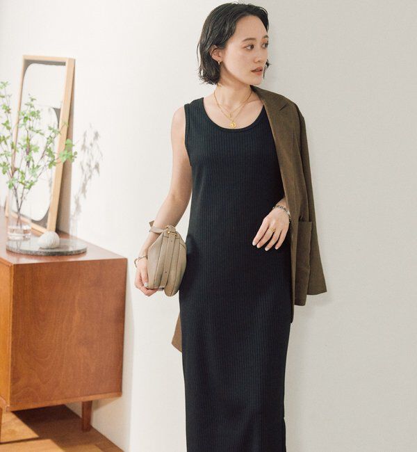  「【シリーズ累計販売数一万枚突破！】2WAYリブタンクワンピース」|ワンピース|