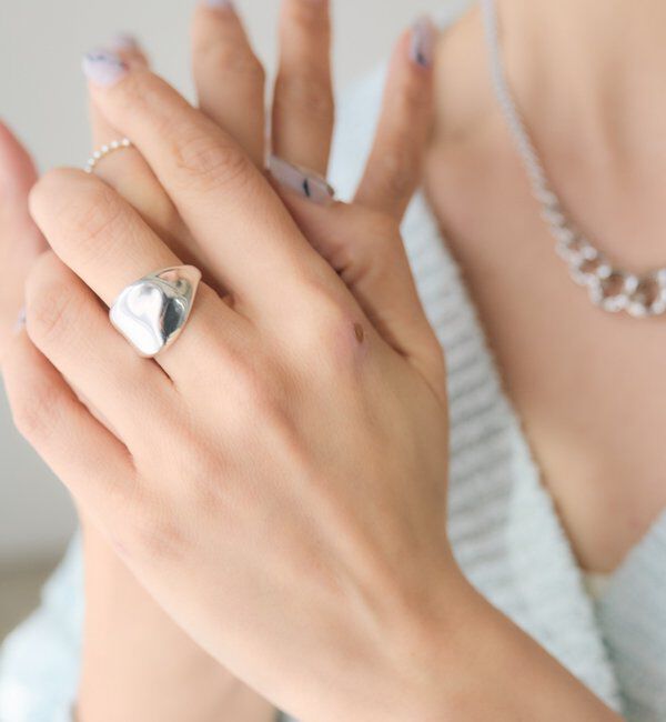  「【A・MONN(アモン)】アンイーブンリング」|リング|