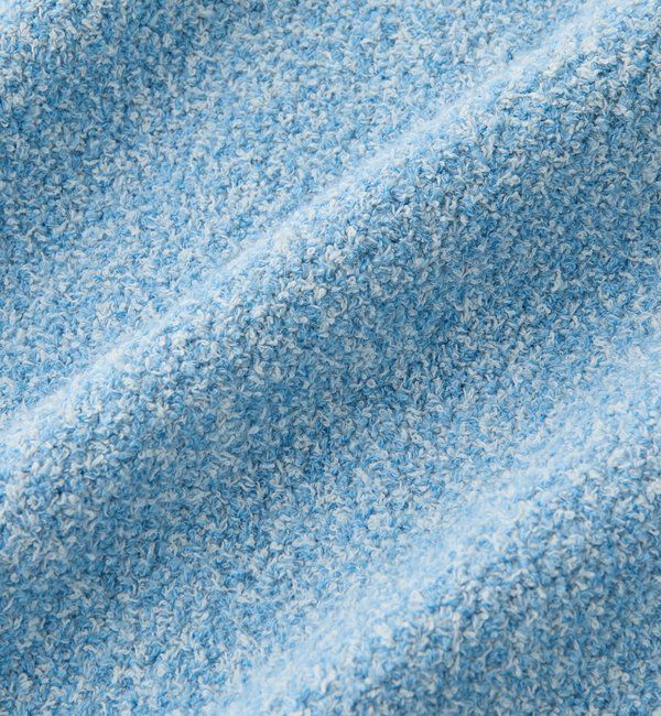  「【大人のこなれ感】メランジブークレーZIPニット」|カーディガン|